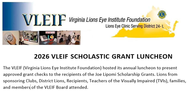 2026 VLEIF luncheon splash